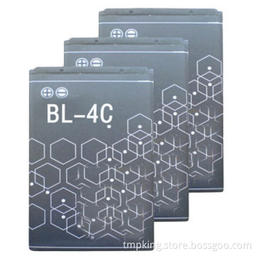 BL-4C Mobile Phone Battery, Compatible with Nokia 1202/1661/2650/2652/2690/2692/3108/3500/6060New
